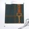 Classic Plaid Autumnal Traditional Tack Room Horse Vintage Americana Equestrian Bridle Horse Bit Leather Country Club Navy Green Brown Tartan Custom Printed Fabric by Spoonflower Various Fabrics by the Yard or Fat Quarter